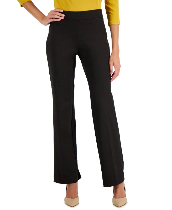 Petite Pull-On Stretch Trousers Trousers Capri Summer