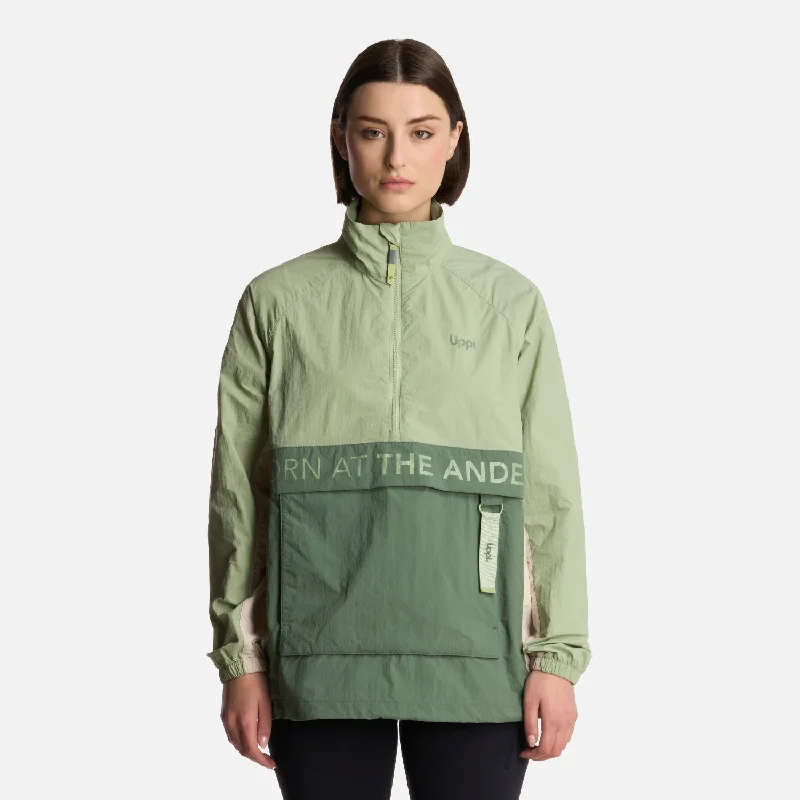 Chaqueta Mujer WindCity WindBreaker 1/4 Zip Jacket Jade Lippi Herringbone Jacket Checkered Jacket Solid Jacket Chaqueta Mujer WindCity WindBreaker 1/4 Zip Jacket Jade Lippi Herringbone Jacket Checkered Jacket Solid Jacket