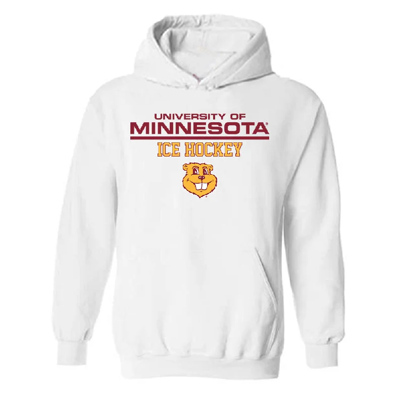 Minnesota - NCAA Women's Ice Hockey : Emily Zumwinkle - Classic Fashion Shersey Hooded Sweatshirt Hoodie with Front Slit Layering Stylish Minnesota - NCAA Women's Ice Hockey : Emily Zumwinkle - Classic Fashion Shersey Hooded Sweatshirt Hoodie with Front Slit Layering Stylish