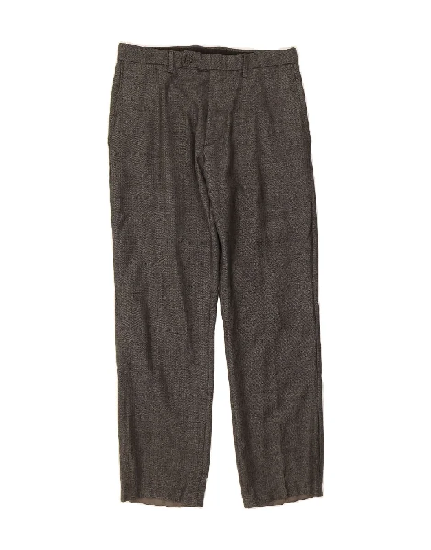 BENETTON Womens Suit Trousers IT 46 Large W32 L29 Grey Herringbone Trousers practical durable BENETTON Womens Suit Trousers IT 46 Large W32 L29 Grey Herringbone Trousers practical durable