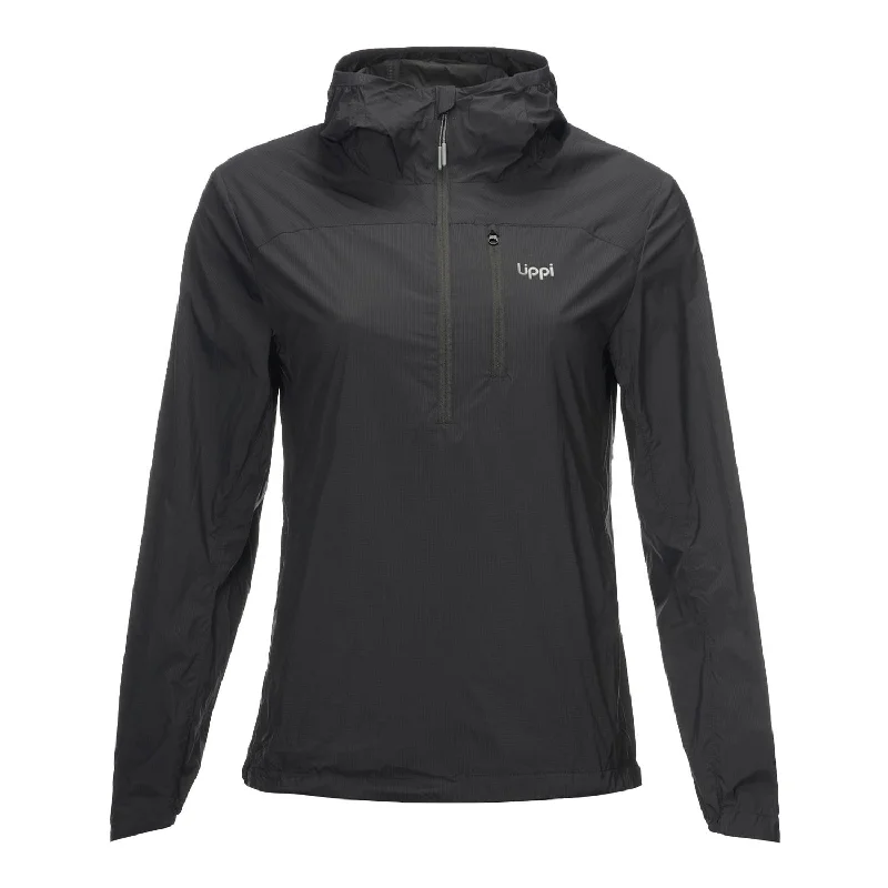 Chaqueta Mujer Spry WindBreaker 14 Zip Hoody Jacket Negro Lippi Nylon Jacket Polyester Jacket Spandex Jacket Chaqueta Mujer Spry WindBreaker 14 Zip Hoody Jacket Negro Lippi Nylon Jacket Polyester Jacket Spandex Jacket