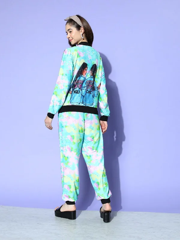 Divine 3-Piece Lounge Set with Soft Flow Fabric - Pyjama, Crop Top & Jacket Terry Blend Velvet Blend Canvas Blend Divine 3-Piece Lounge Set with Soft Flow Fabric - Pyjama, Crop Top & Jacket Terry Blend Velvet Blend Canvas Blend