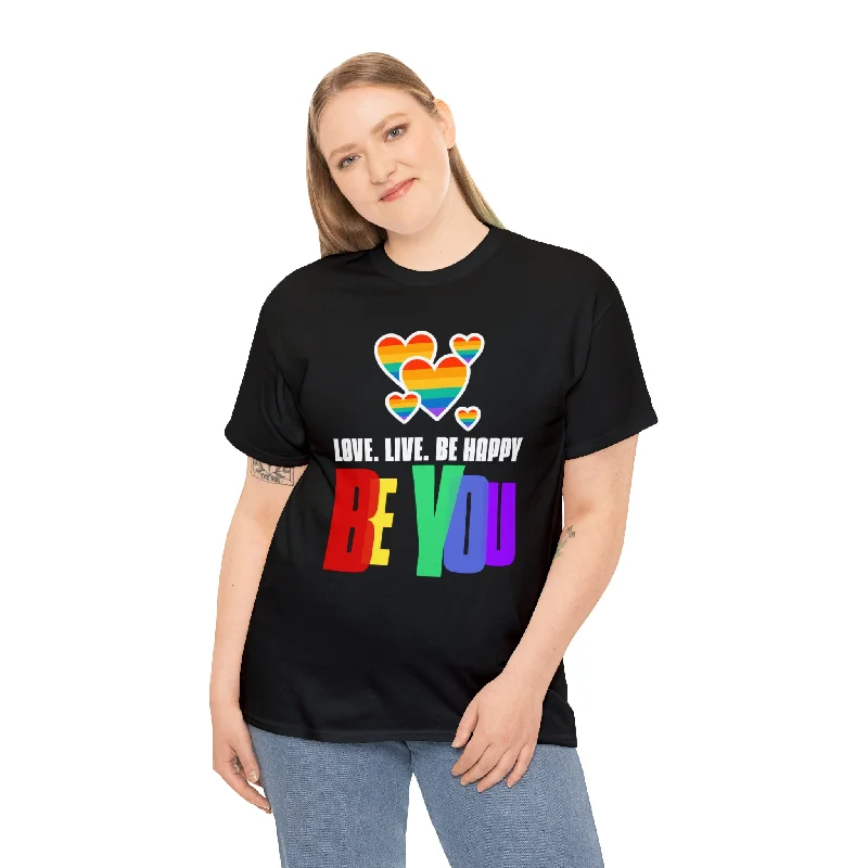 Be You LGBT Flag Gay Pride Month Lesbian Transgender Rainbow Tshirts Shirts for Women Plus Size Knit Fabric Woven Fabric Fleece Fabric Be You LGBT Flag Gay Pride Month Lesbian Transgender Rainbow Tshirts Shirts for Women Plus Size Knit Fabric Woven Fabric Fleece Fabric