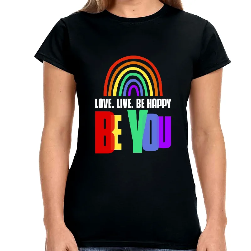 Be You LGBT Love Live Be Happy Love Pride LGBT Equality Shirts for Women Chenille Blend Fleece Blend Nylon Blend Be You LGBT Love Live Be Happy Love Pride LGBT Equality Shirts for Women Chenille Blend Fleece Blend Nylon Blend