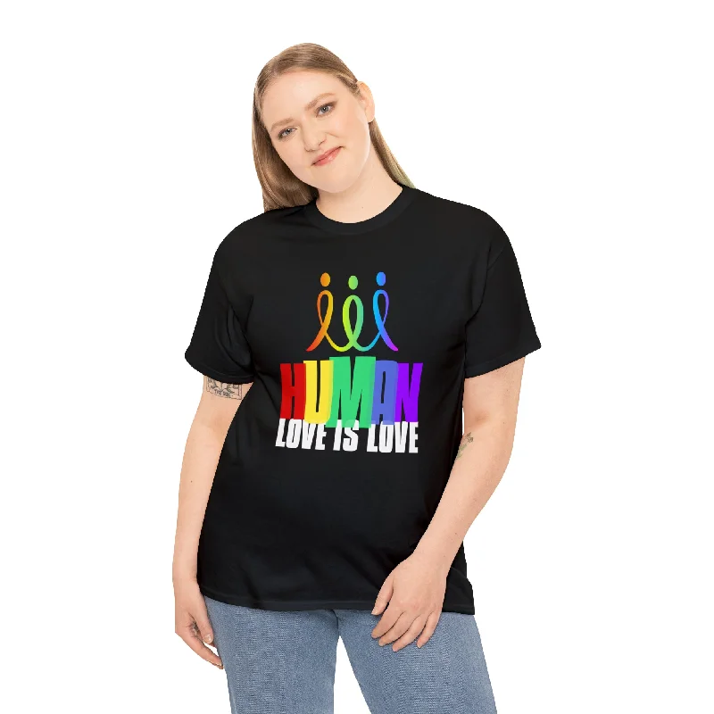 Human TShirt LGBTQ Pride Rainbow Flag Lesbian Gay Pride Ally Plus Size Clothing for Women Lace Blend Ribbed Blend Corduroy Blend Human TShirt LGBTQ Pride Rainbow Flag Lesbian Gay Pride Ally Plus Size Clothing for Women Lace Blend Ribbed Blend Corduroy Blend
