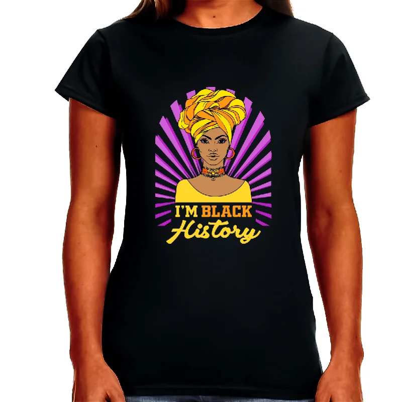 Black History T-shirt for Women Freedom Day Womens Black Pride Tee Denim Fabric Leather Fabric Suede Fabric Black History T-shirt for Women Freedom Day Womens Black Pride Tee Denim Fabric Leather Fabric Suede Fabric