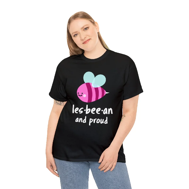 Lesbeean and Proud Bee Lesbian Shirt Womens LGBT Gay Lesbian Plus Size Clothing for Women Elasticated Padded Insulated