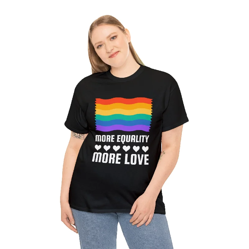 LGBT More Equality More LoveT Shirts LGBTQ Gay Lesbian LGBT Plus Size Clothing for Women Sequined Glittery Shiny LGBT More Equality More LoveT Shirts LGBTQ Gay Lesbian LGBT Plus Size Clothing for Women Sequined Glittery Shiny