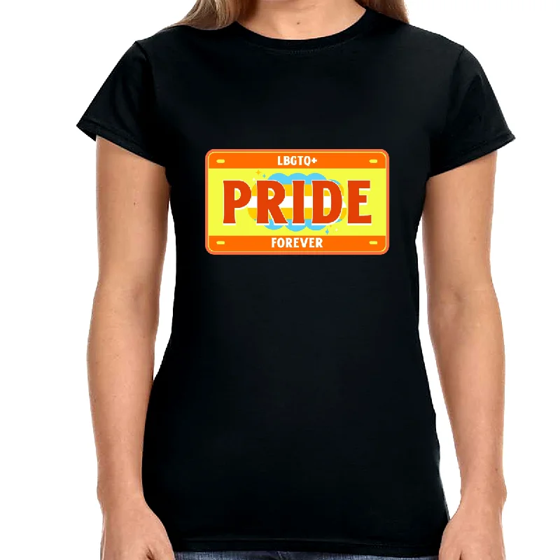 LGBTQ+ Forever LGBT Flag Gay Pride Month Rainbow Lesbian Womens Shirts Embroidered Appliqued Beaded LGBTQ+ Forever LGBT Flag Gay Pride Month Rainbow Lesbian Womens Shirts Embroidered Appliqued Beaded