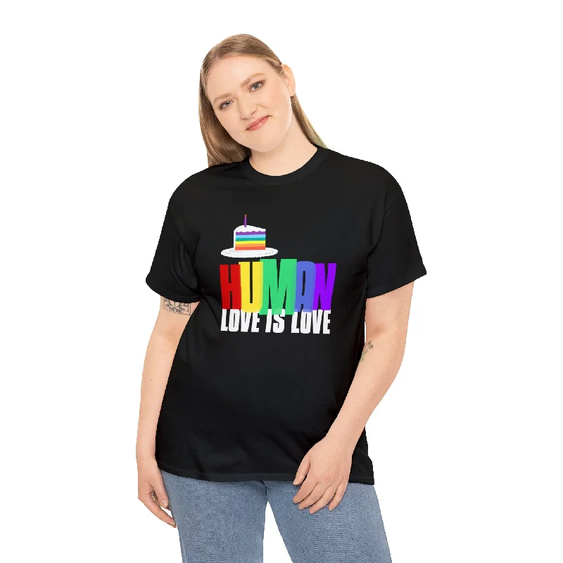 Pride Shirt HUMAN LGBTQ Flag Lesbian Pride Month Rainbow Gay Womens Plus Size Tops Nylon Fabric Polyester Fabric Spandex Fabric Pride Shirt HUMAN LGBTQ Flag Lesbian Pride Month Rainbow Gay Womens Plus Size Tops Nylon Fabric Polyester Fabric Spandex Fabric