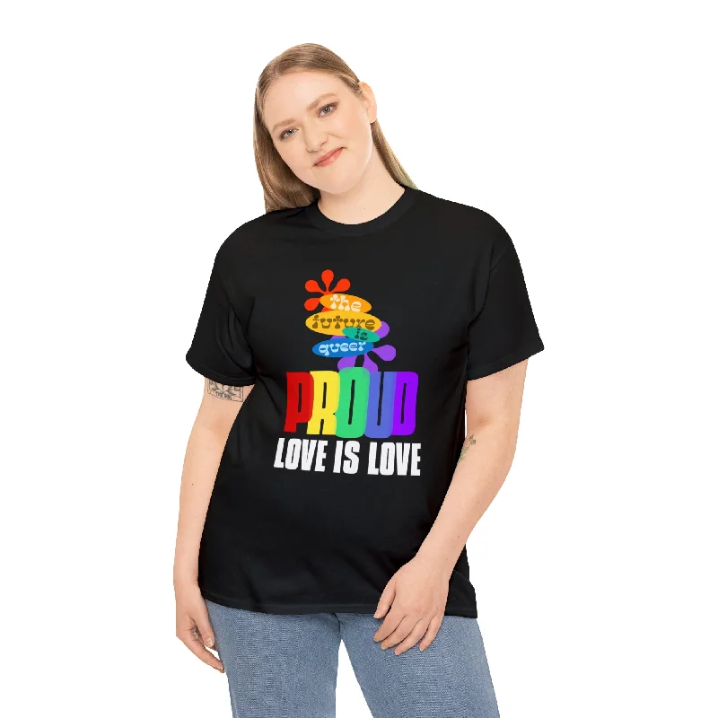 Proud LGBT Love is Love Lesbian Gay LGBTQ Pride Shirt LGBT Womens Plus Size Tops Oversized T-Shirt Spandex breathable Proud LGBT Love is Love Lesbian Gay LGBTQ Pride Shirt LGBT Womens Plus Size Tops Oversized T-Shirt Spandex breathable