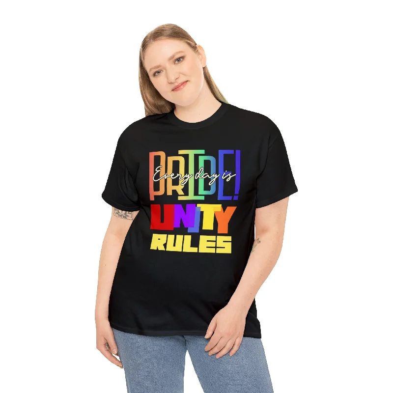 Unity Shirt LGBTQ Pride Rainbow Flag Lesbian Gay Pride Ally Plus Size Clothing for Women Fitted T-Shirt Seamless Stretchy Unity Shirt LGBTQ Pride Rainbow Flag Lesbian Gay Pride Ally Plus Size Clothing for Women Fitted T-Shirt Seamless Stretchy