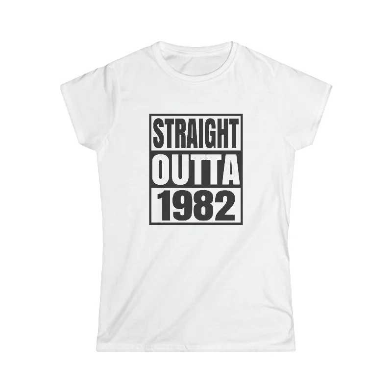 Vintage 1982 TShirt Women Limited Edition BDay 1982 Birthday Womens T Shirts Mesh Blend Leather Blend Suede Blend Vintage 1982 TShirt Women Limited Edition BDay 1982 Birthday Womens T Shirts Mesh Blend Leather Blend Suede Blend