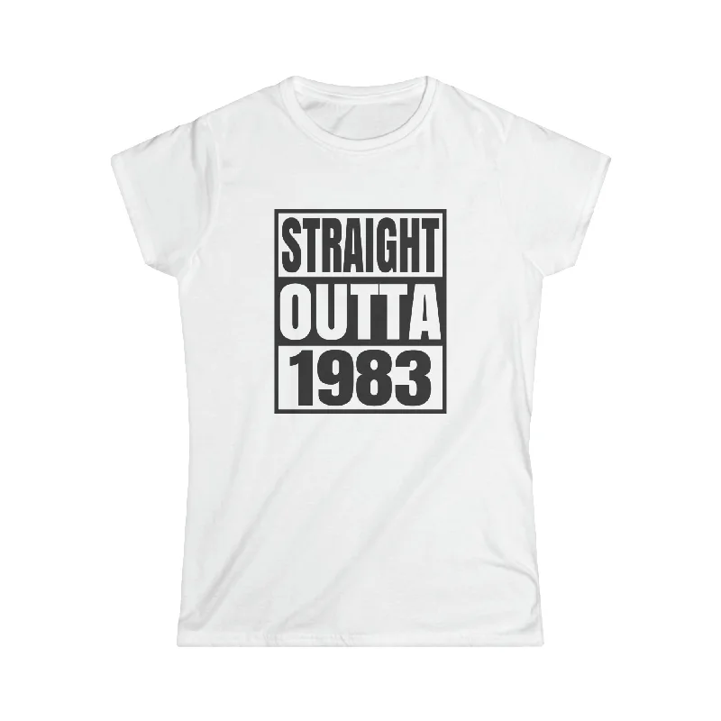 Vintage 1983 TShirt Women Limited Edition BDay 1983 Birthday Women Tops Notch Collar Peter Pan Collar Cowl Neck Vintage 1983 TShirt Women Limited Edition BDay 1983 Birthday Women Tops Notch Collar Peter Pan Collar Cowl Neck