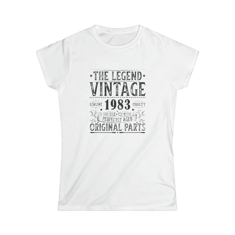 Vintage 1983 TShirt Women Limited Edition BDay 1983 Birthday Womens T Shirts Wool Fabric Cashmere Fabric Tweed Fabric Vintage 1983 TShirt Women Limited Edition BDay 1983 Birthday Womens T Shirts Wool Fabric Cashmere Fabric Tweed Fabric