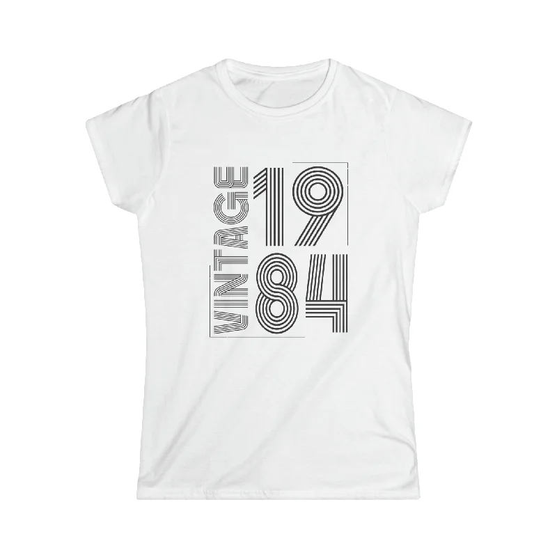 Vintage 1984 T Shirts for Women Retro Funny 1984 Birthday Womens Shirt Faux Fur Fabric Real Fur Fabric Shearling Fabric Vintage 1984 T Shirts for Women Retro Funny 1984 Birthday Womens Shirt Faux Fur Fabric Real Fur Fabric Shearling Fabric