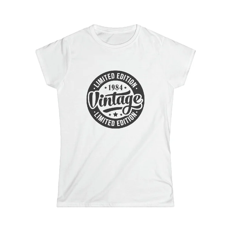 Vintage 1984 T Shirts for Women Retro Funny 1984 Birthday Womens T Shirts Rayon Fabric Velvet Fabric Corduroy Fabric Vintage 1984 T Shirts for Women Retro Funny 1984 Birthday Womens T Shirts Rayon Fabric Velvet Fabric Corduroy Fabric