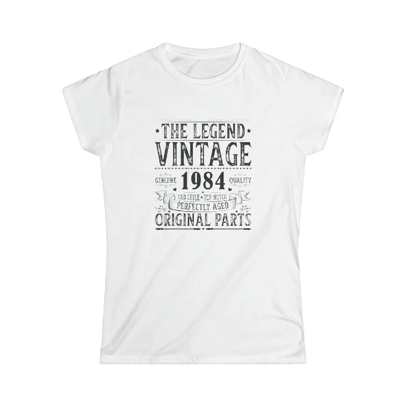 Vintage 1984 TShirt Women Limited Edition BDay 1984 Birthday Women Tops Chenille Fabric Brocade Fabric Lace Fabric Vintage 1984 TShirt Women Limited Edition BDay 1984 Birthday Women Tops Chenille Fabric Brocade Fabric Lace Fabric