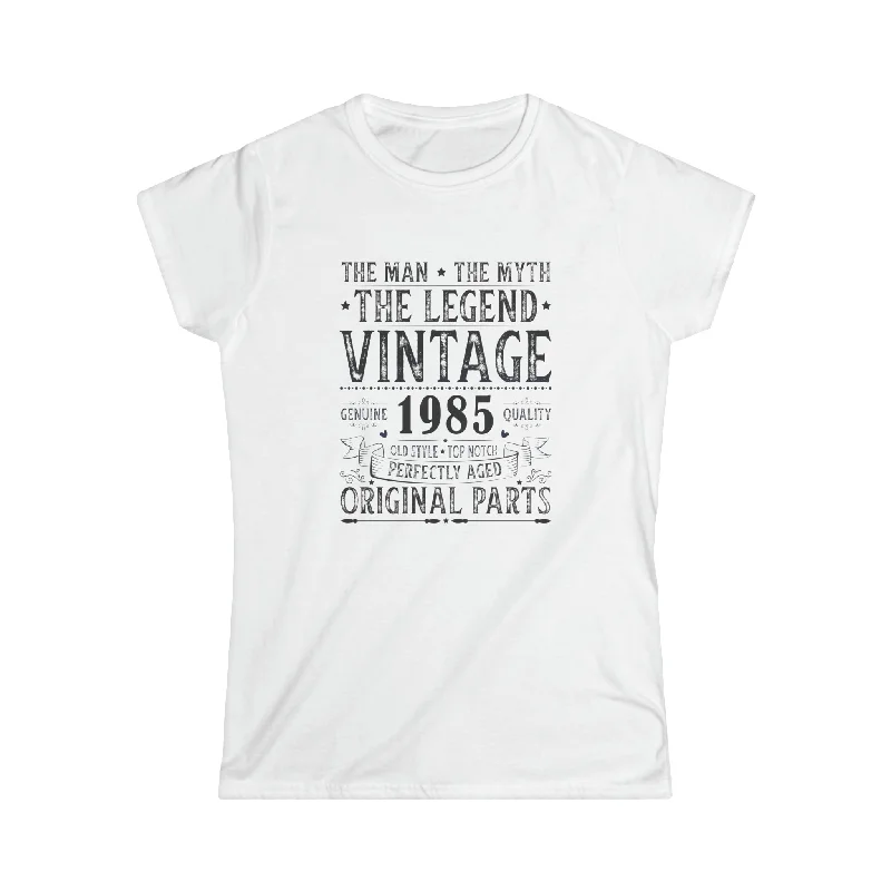 Vintage 1985 T Shirts for Women Retro Funny 1985 Birthday Womens T Shirts Sequined Glittery Shiny Vintage 1985 T Shirts for Women Retro Funny 1985 Birthday Womens T Shirts Sequined Glittery Shiny