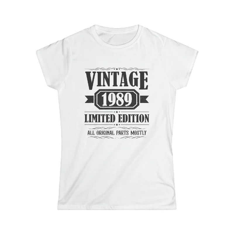 Vintage 1989 T Shirts for Women Retro Funny 1989 Birthday Shirts for Women Layered Multi-layer Single Layer Vintage 1989 T Shirts for Women Retro Funny 1989 Birthday Shirts for Women Layered Multi-layer Single Layer